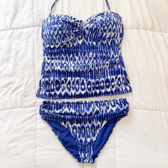 Tommy Bahama Tankini Set Blue Two Piece - Picture 1 of 10